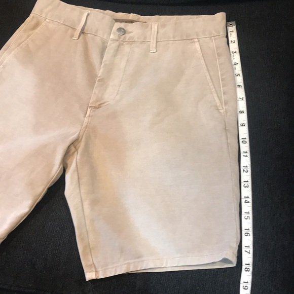 Joe’s Men’s Khaki Tan Distressed Slim Straight Leg  Shorts-Size 29 - Picture 3 of 8